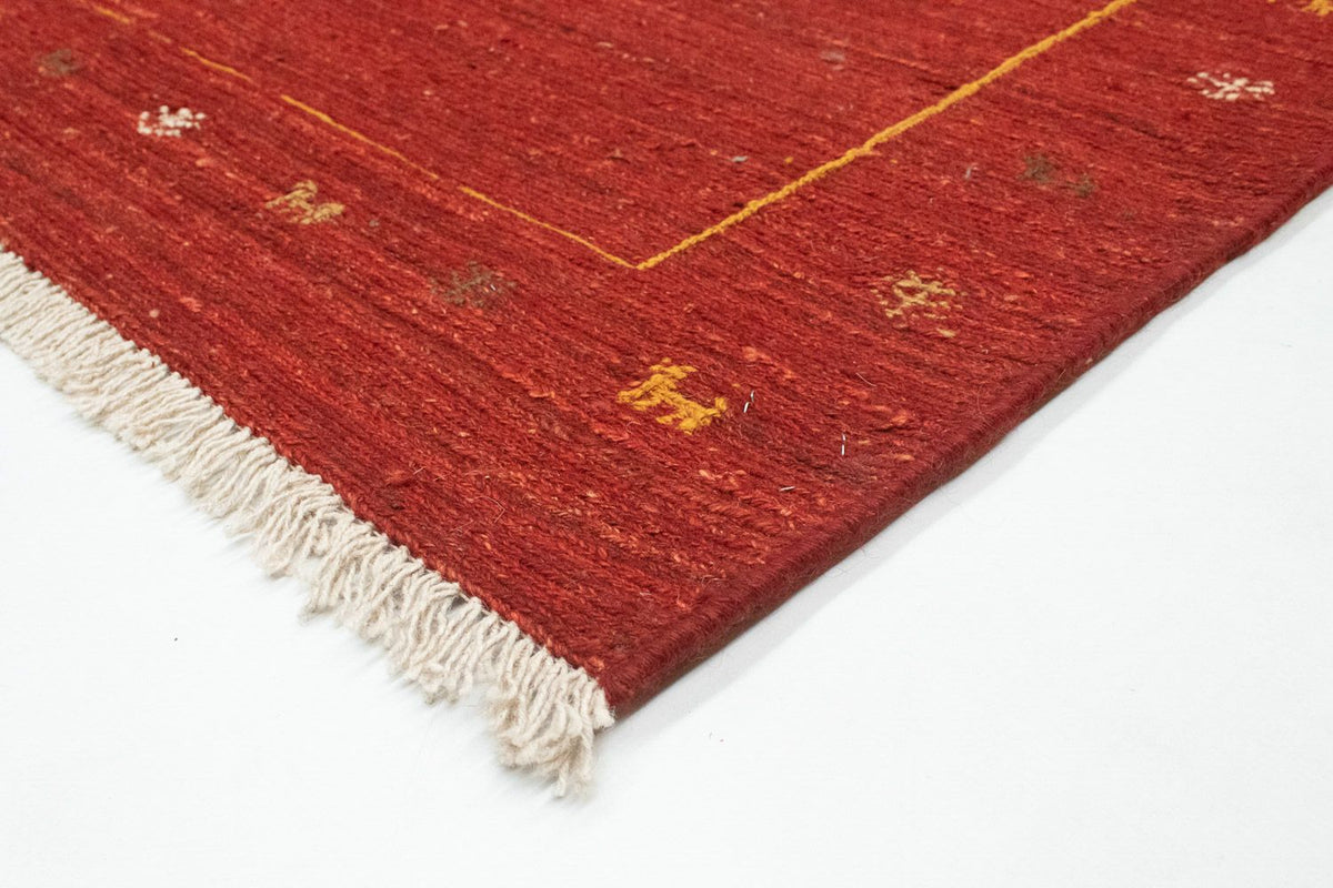 Alfombra Gabbeh - Persa - 175 x 112 cm - rojo