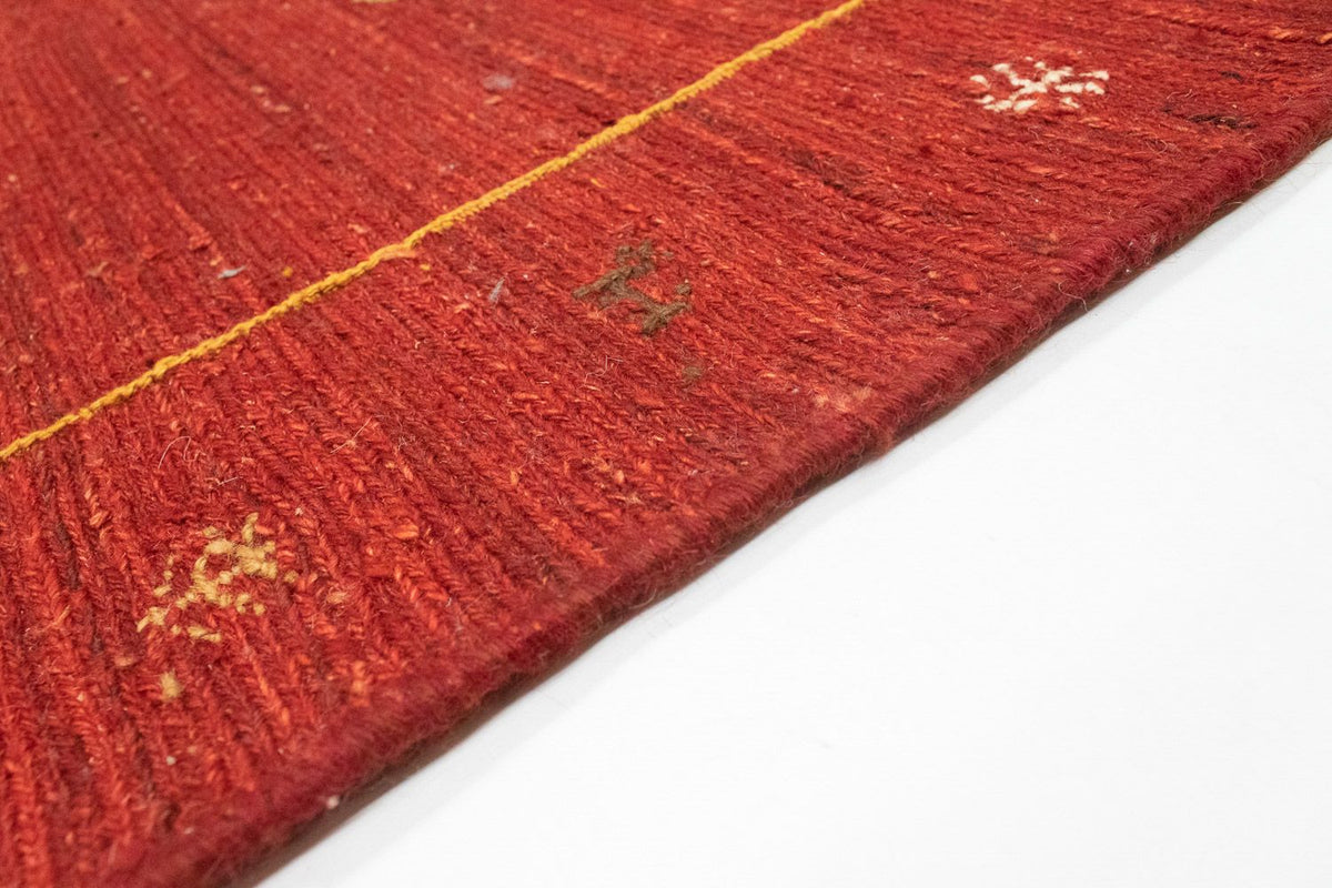 Alfombra Gabbeh - Persa - 175 x 112 cm - rojo