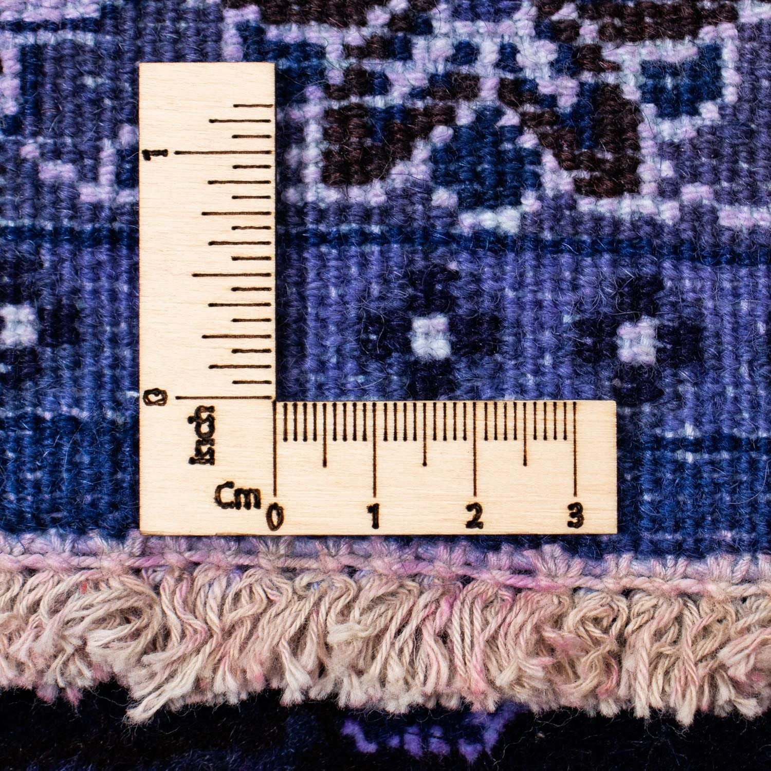 Alfombra persa - Nain - 295 x 193 cm - azul oscuro