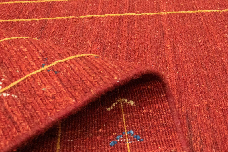 Alfombra Gabbeh - Persa - 165 x 113 cm - rojo