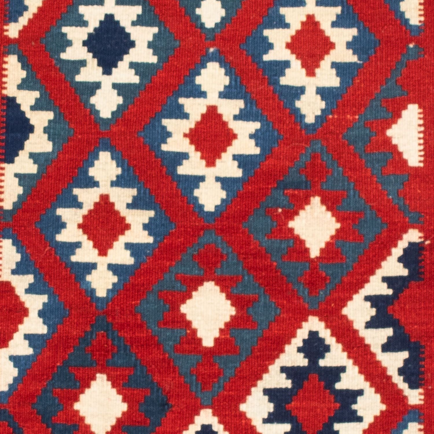 Alfombra Kelim - Oriental cuadrado  - 104 x 103 cm - rojo oscuro