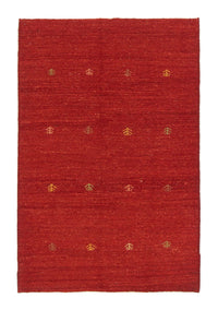 Alfombra Gabbeh - Persa - 151 x 100 cm - rojo
