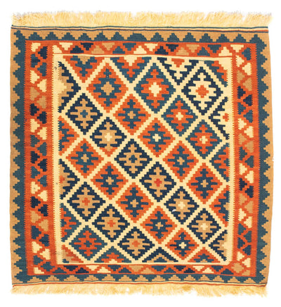 Kilim Fars Alfombra 100x100cm