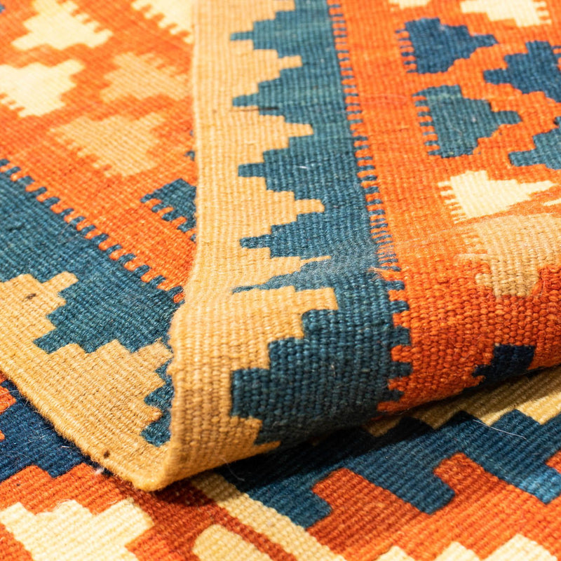 Alfombra Kelim - Oriental cuadrado  - 100 x 100 cm - beige