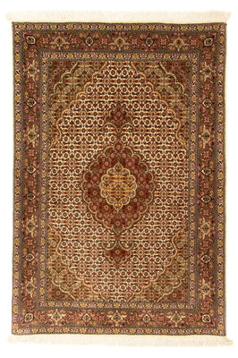 Alfombra Persa - Tabriz - Real - 126 x 83 cm - beige