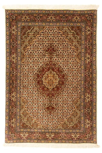 Alfombra Persa - Tabriz - Real - 126 x 83 cm - beige