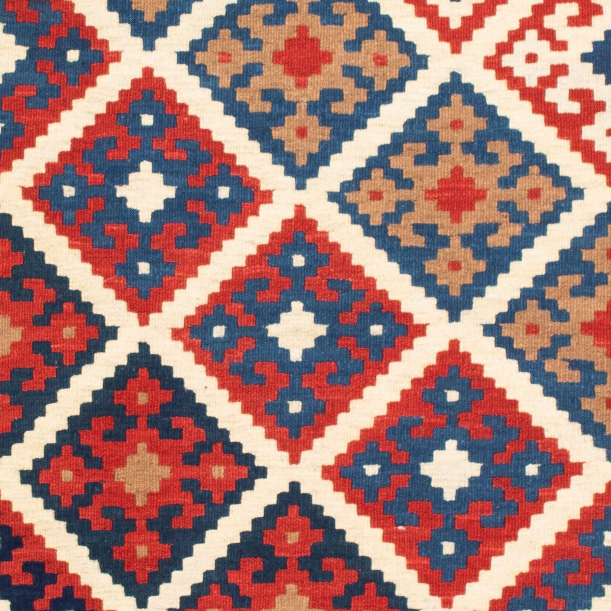 Alfombra Kelim - Oriental cuadrado  - 103 x 100 cm - multicolor