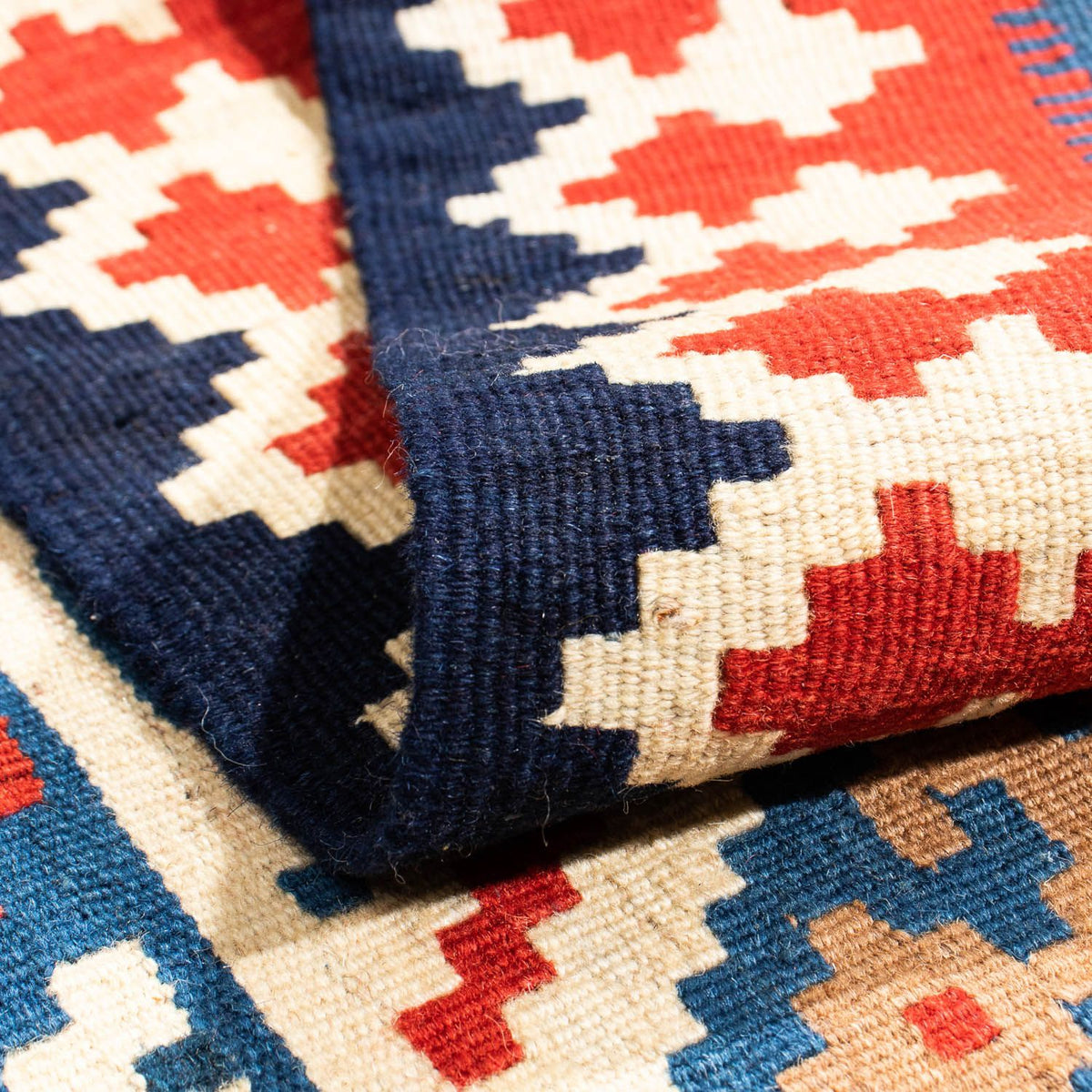 Alfombra Kelim - Oriental cuadrado  - 103 x 100 cm - multicolor