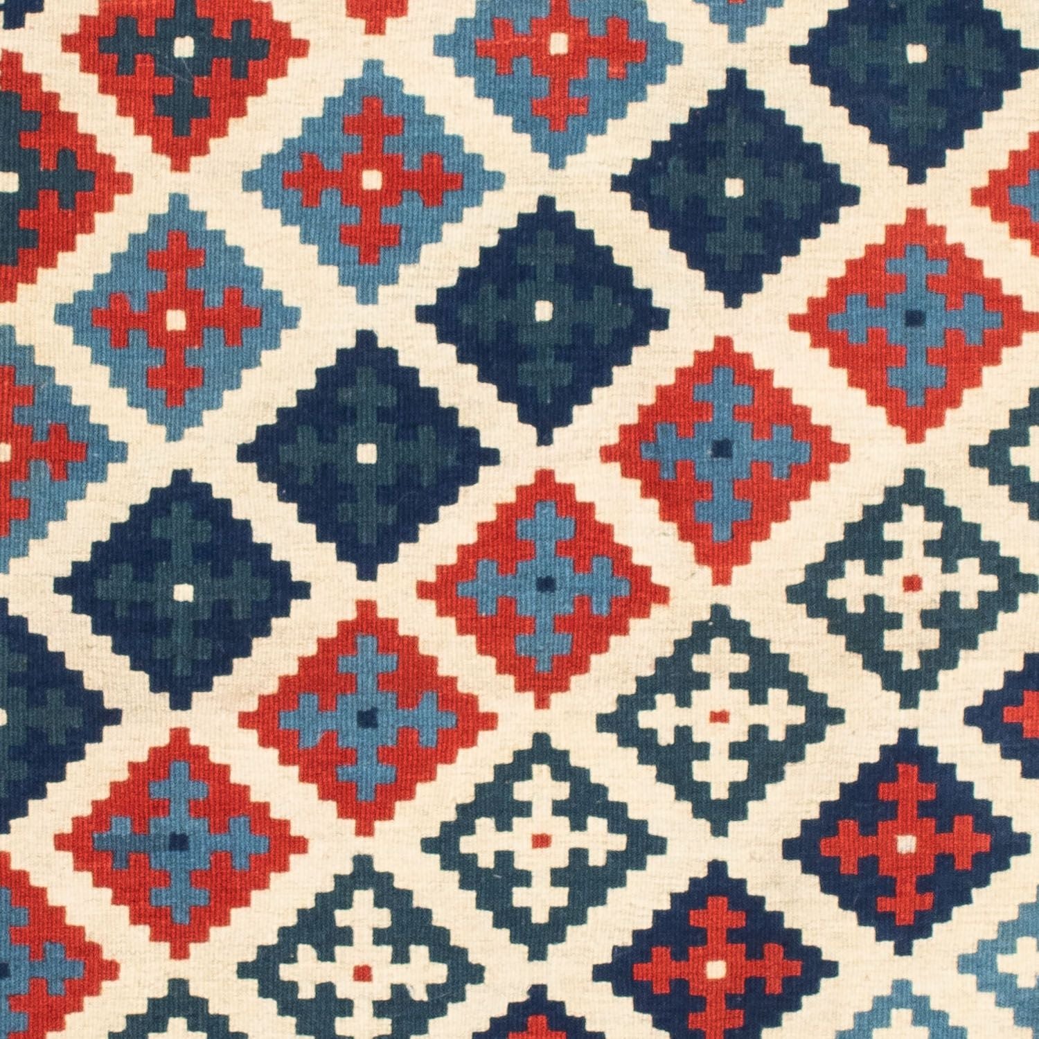 Alfombra Kelim - Oriental cuadrado  - 100 x 100 cm - beige