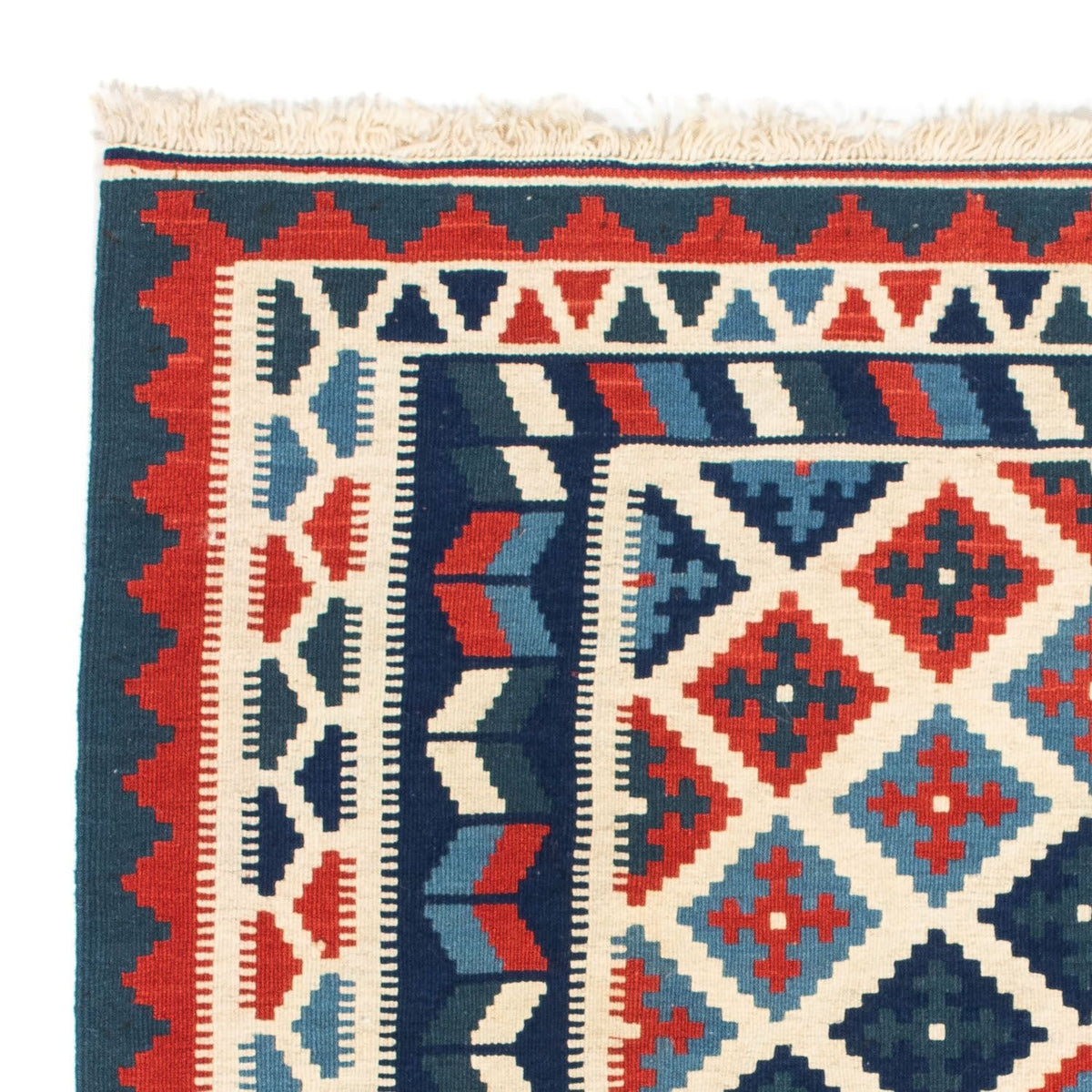 Kilim Fars Alfombra 100x100cm