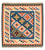 Alfombra Kelim - Oriental cuadrado  - 106 x 102 cm - azul oscuro