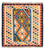 Alfombra Kelim - Oriental cuadrado  - 103 x 100 cm - azul