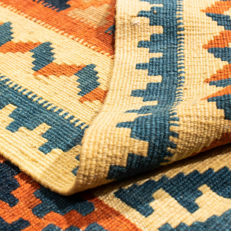 Alfombra Kelim - Oriental cuadrado  - 103 x 100 cm - beige
