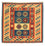 Alfombra Kelim - Oriental cuadrado  - 100 x 100 cm - multicolor