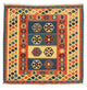 Kilim Fars Alfombra 100x100cm