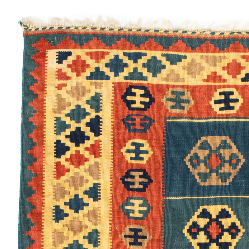 Alfombra Kelim - Oriental cuadrado  - 100 x 100 cm - multicolor
