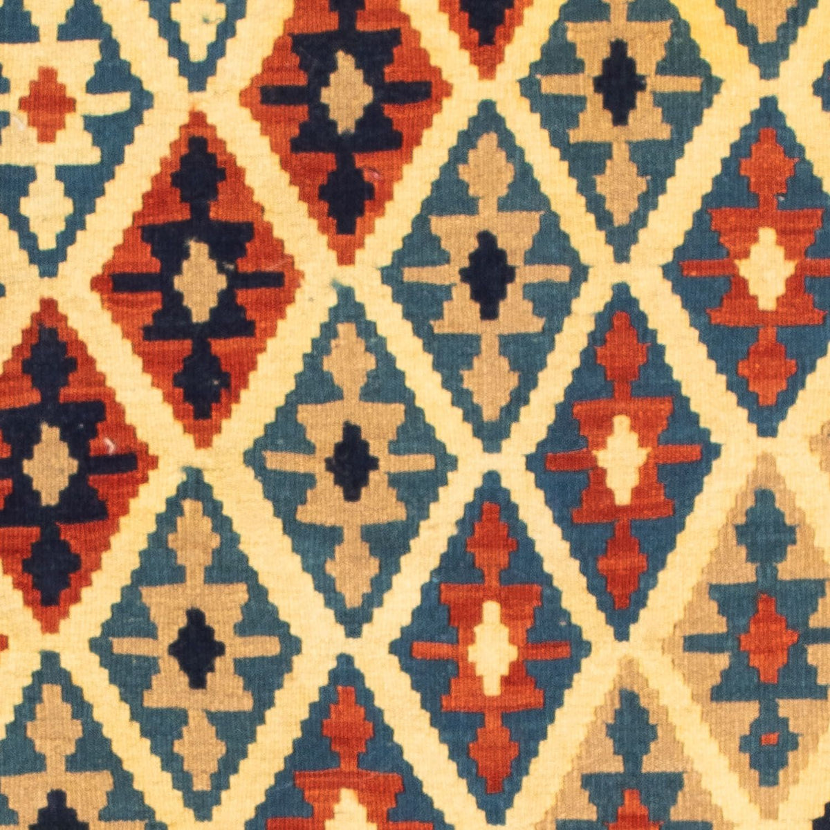 Alfombra Kelim - Oriental cuadrado  - 105 x 102 cm - multicolor