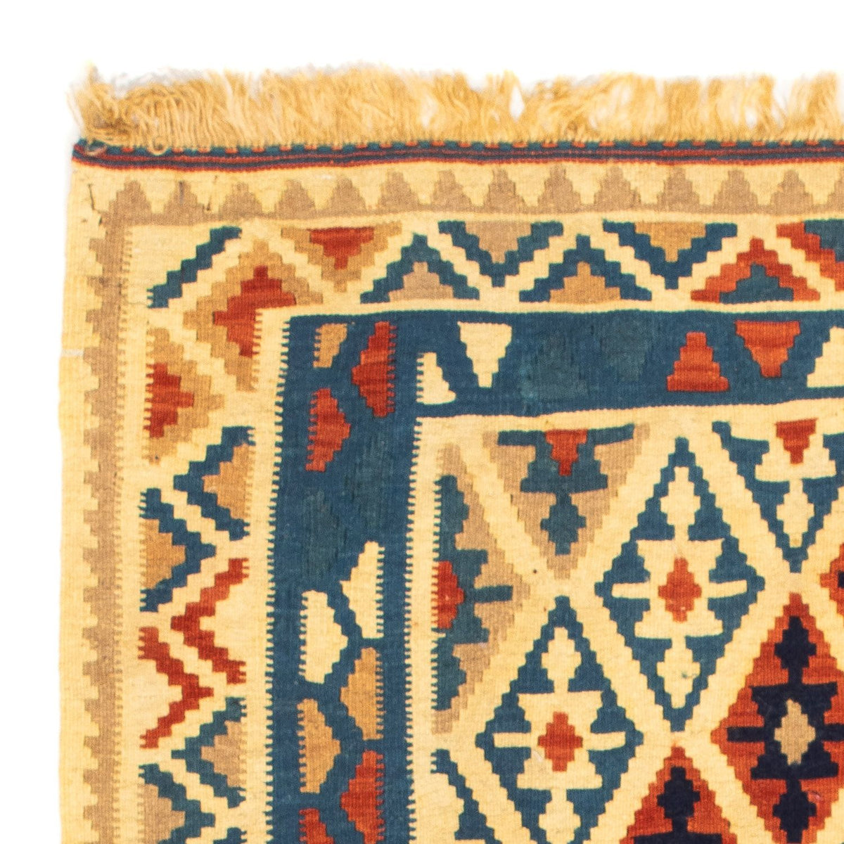 Alfombra Kelim - Oriental cuadrado  - 105 x 102 cm - multicolor