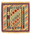 Alfombra Kelim - Oriental cuadrado  - 105 x 102 cm - multicolor