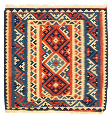 Alfombra Kelim - Oriental cuadrado  - 104 x 101 cm - multicolor