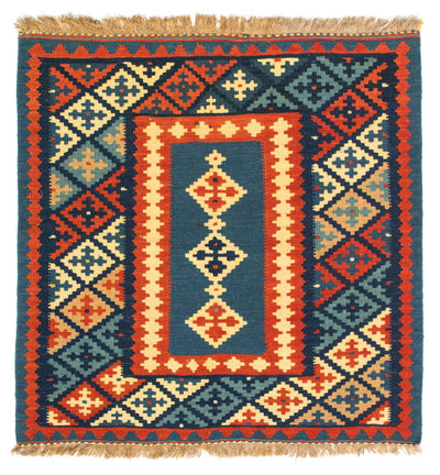 Kilim Fars Alfombra 100x100cm