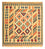 Alfombra Kelim - Oriental cuadrado  - 105 x 103 cm - multicolor