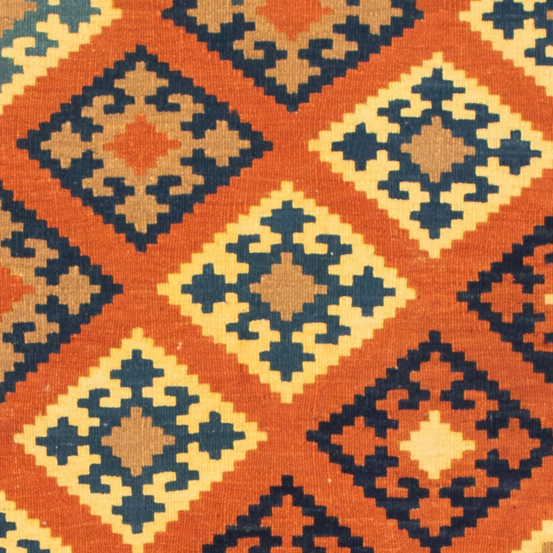 Alfombra Kelim - Oriental cuadrado  - 103 x 100 cm - óxido