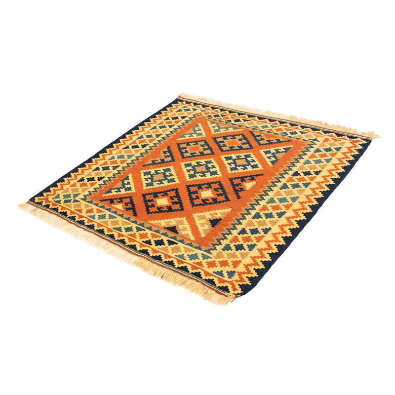 Alfombra Kelim - Oriental cuadrado  - 103 x 100 cm - óxido