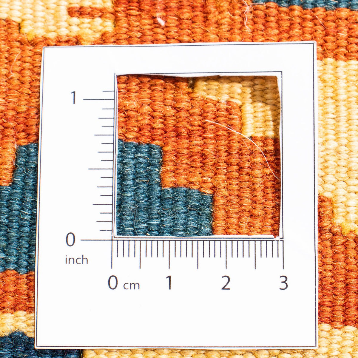 Alfombra Kelim - Oriental cuadrado  - 107 x 100 cm - beige claro