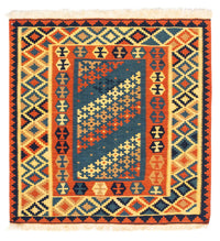 Alfombra Kelim - Oriental cuadrado  - 105 x 100 cm - multicolor