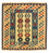 Alfombra Kelim - Oriental cuadrado  - 101 x 95 cm - oro