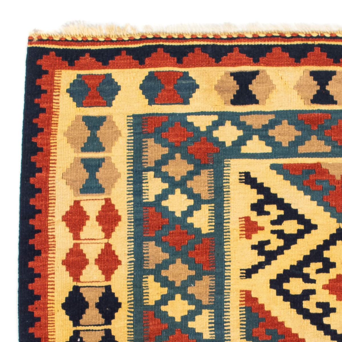 Kilim Fars Alfombra 100x100cm