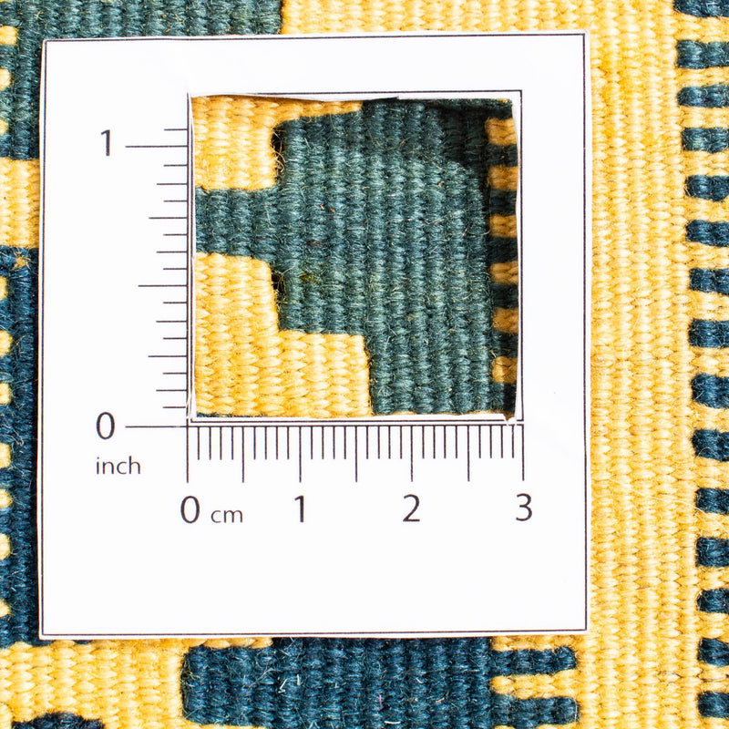 Alfombra Kelim - Oriental cuadrado  - 102 x 95 cm - amarillo