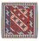 Alfombra Kelim - Oriental cuadrado  - 103 x 101 cm - rojo oscuro