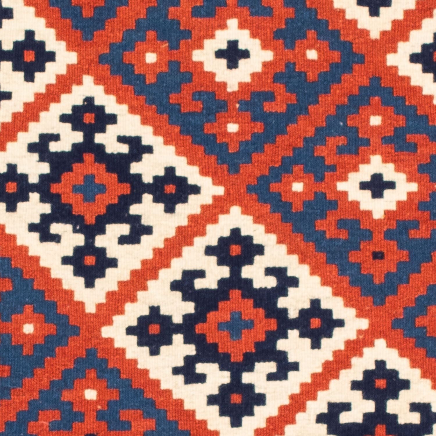 Alfombra Kelim - Oriental cuadrado  - 103 x 101 cm - rojo oscuro