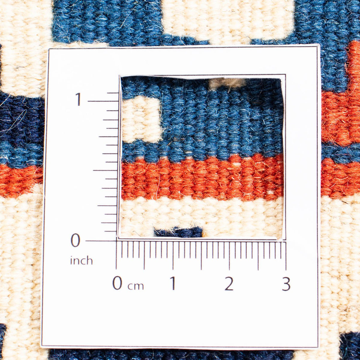 Alfombra Kelim - Oriental cuadrado  - 103 x 101 cm - rojo oscuro