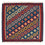 Alfombra Kelim - Oriental cuadrado  - 108 x 100 cm - azul oscuro