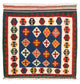 Kilim Fars Alfombra 98x98cm