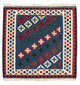 Kilim Fars Alfombra 100x100cm