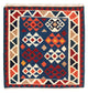 Kilim Fars Alfombra 104x102cm