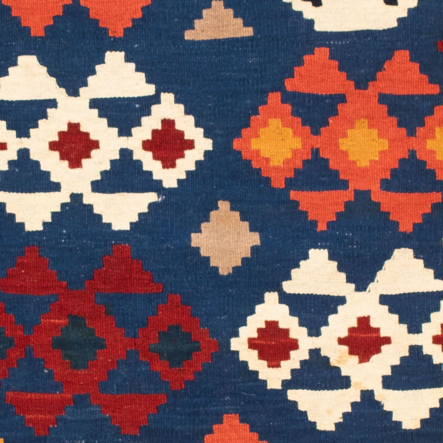 Alfombra Kelim - Oriental cuadrado  - 104 x 102 cm - azul oscuro