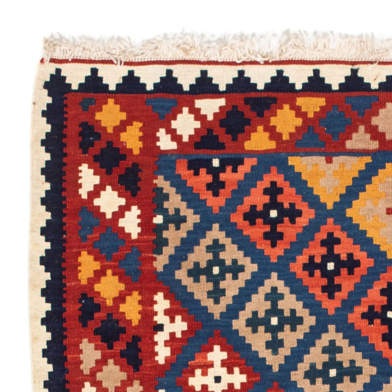 Alfombra Kelim - Oriental cuadrado  - 103 x 97 cm - azul oscuro