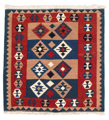 Alfombra Kelim - Oriental cuadrado  - 100 x 97 cm - multicolor