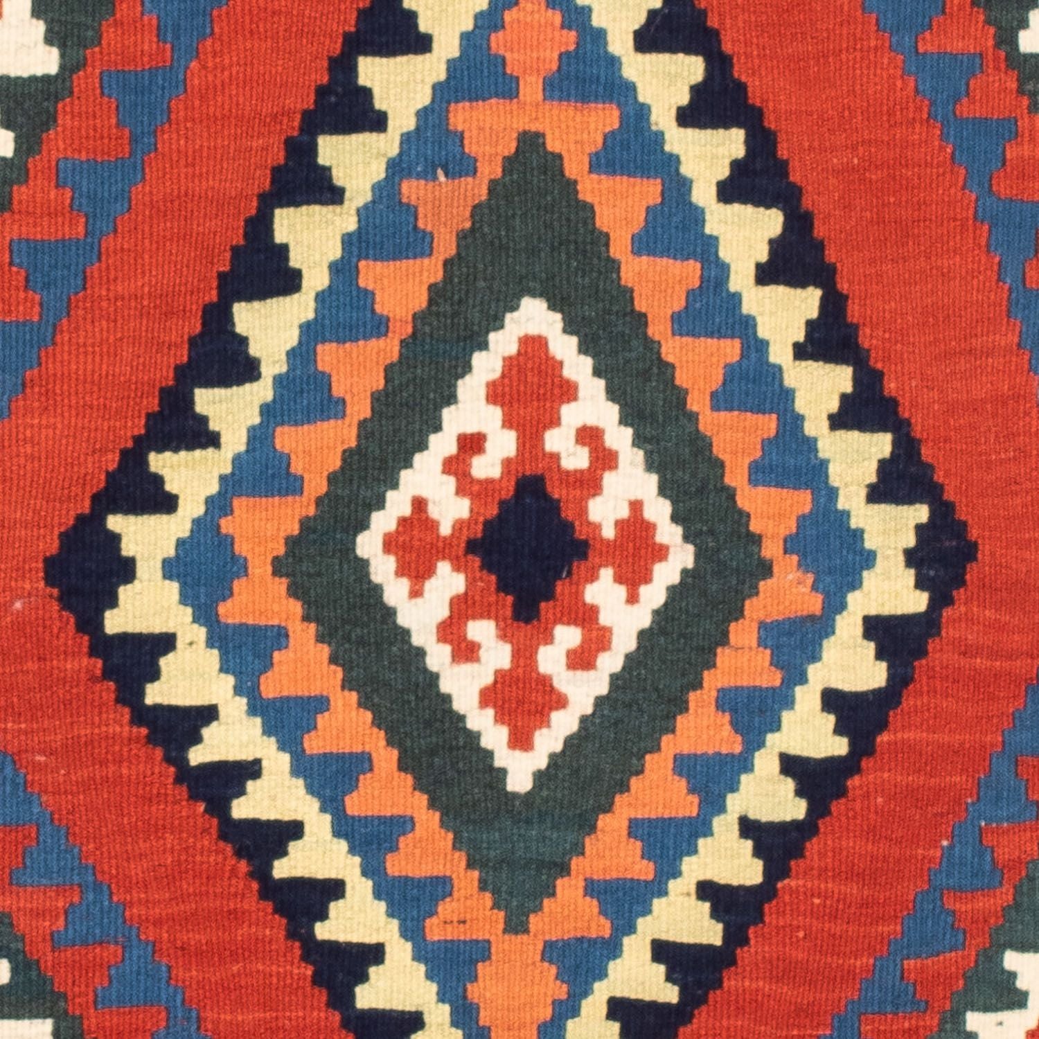 Alfombra Kelim - Oriental cuadrado  - 102 x 98 cm - rojo oscuro