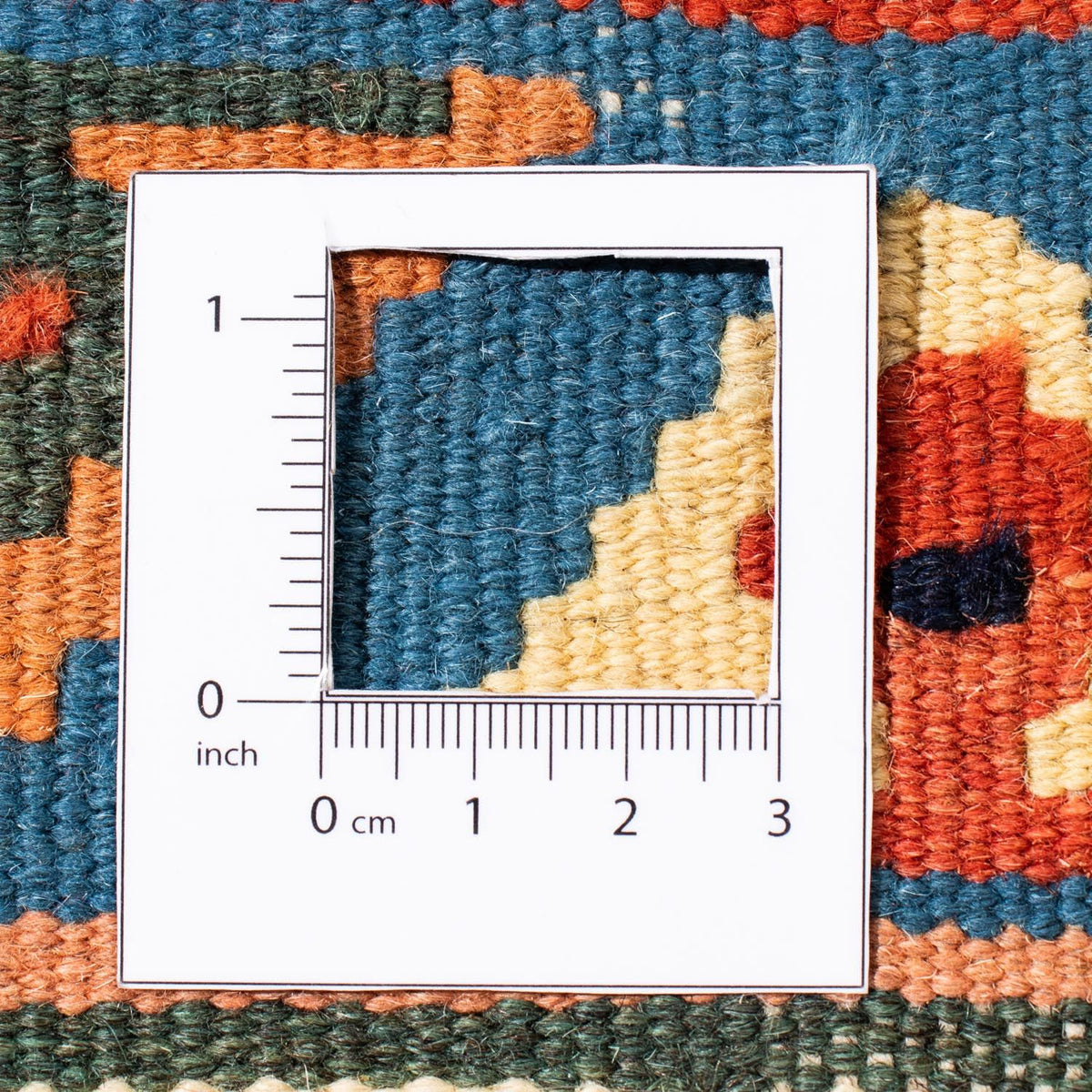 Alfombra Kelim - Oriental cuadrado  - 105 x 103 cm - rojo