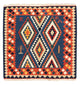 Kilim Fars Alfombra 98x100cm
