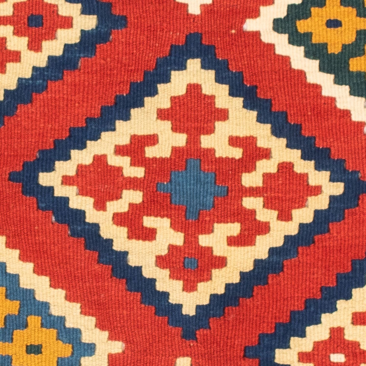 Alfombra Kelim - Oriental cuadrado  - 107 x 103 cm - rojo