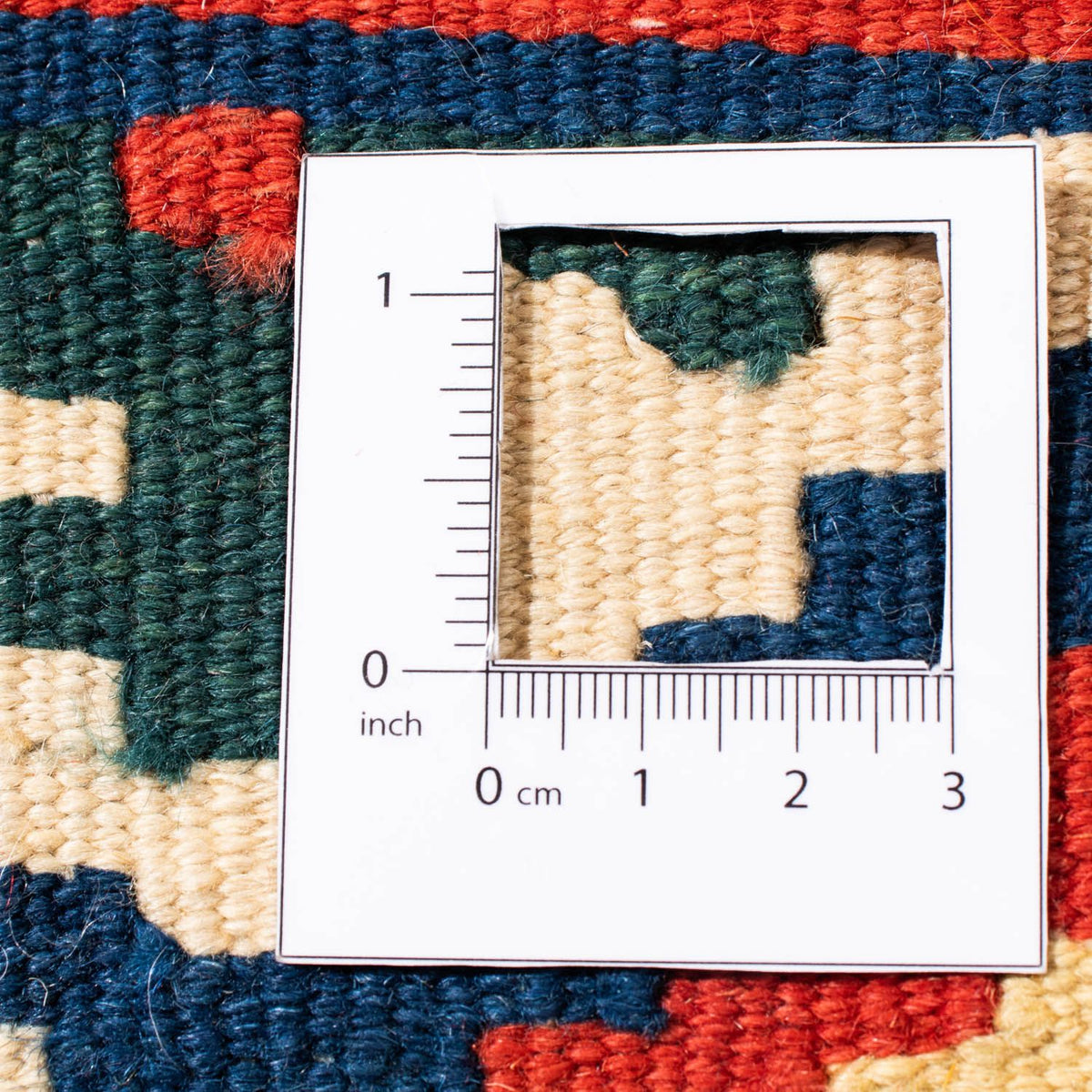 Alfombra Kelim - Oriental cuadrado  - 107 x 103 cm - rojo