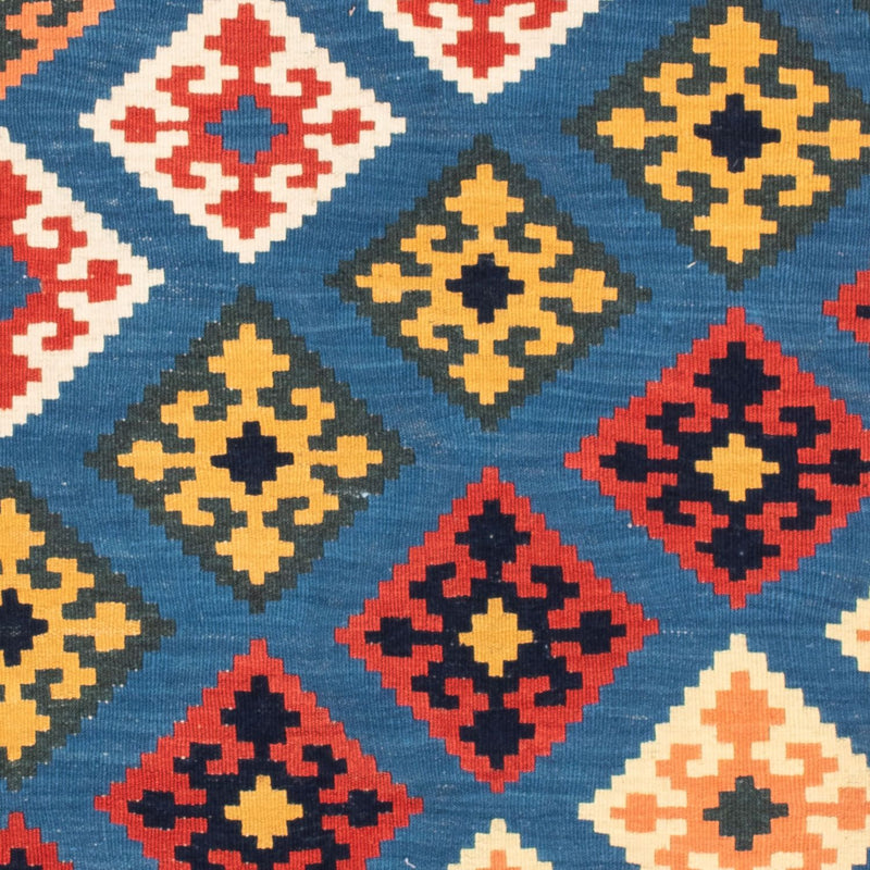 Alfombra Kelim - Oriental cuadrado  - 110 x 107 cm - azul