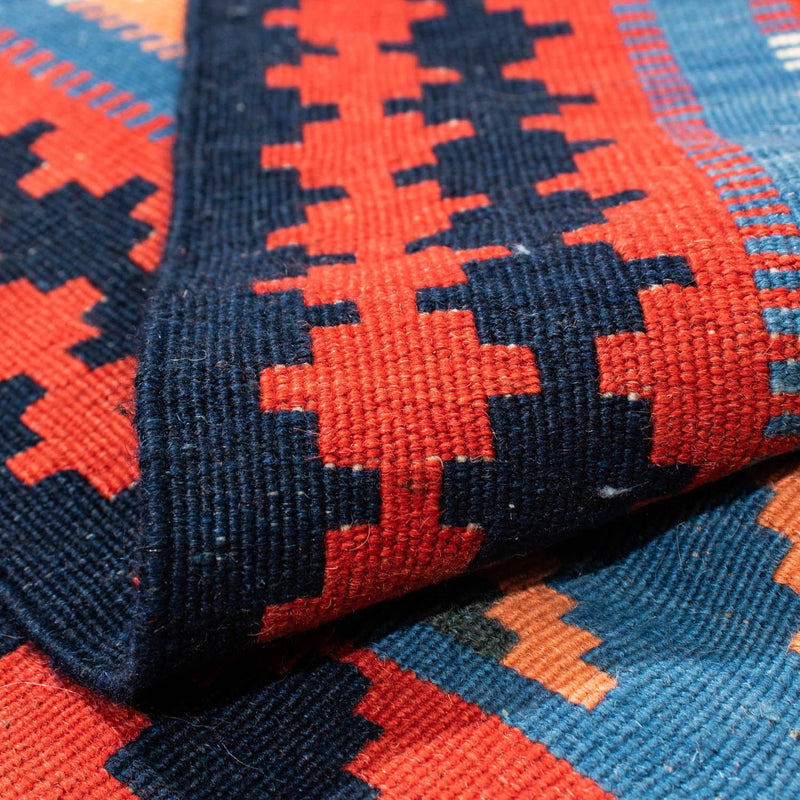 Alfombra Kelim - Oriental cuadrado  - 110 x 107 cm - azul